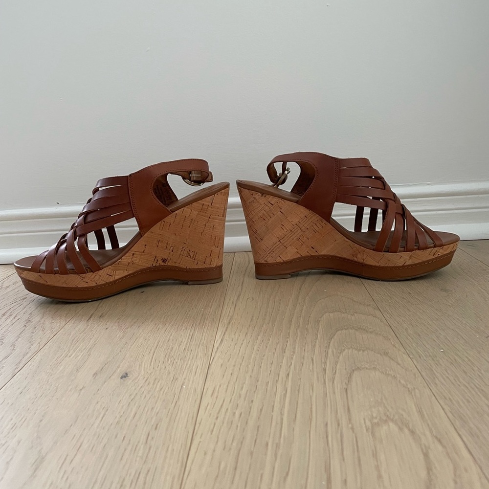 Franco Sarto Cork Wedges - Picture 6 of 9